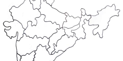 الهند خريطة رسم الصور