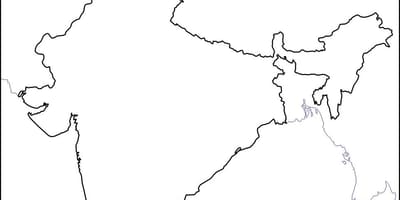 الهند مخطط خريطة